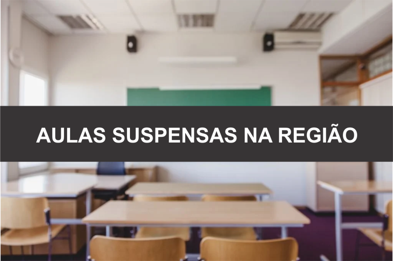 Read more about the article Municípios da Região suspendem aulas devido as fortes chuvas