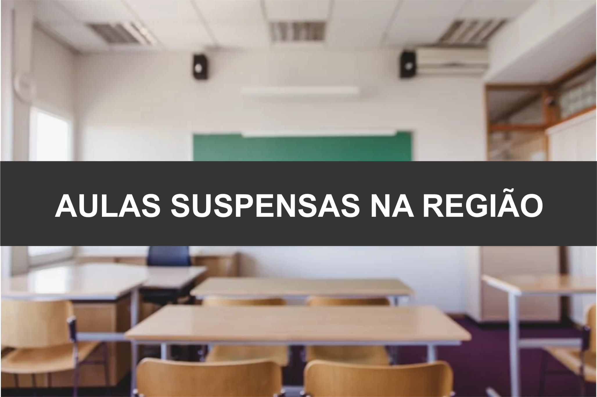 You are currently viewing Municípios da Região suspendem aulas devido as fortes chuvas