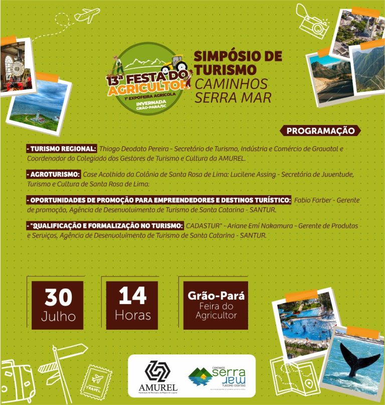 Read more about the article Grão-Pará receberá o Simpósio de Turismo Caminhos Serra-Mar