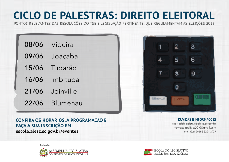 Read more about the article Amurel sedia palestra sobre Direito Eleitoral, nesta quarta, 15