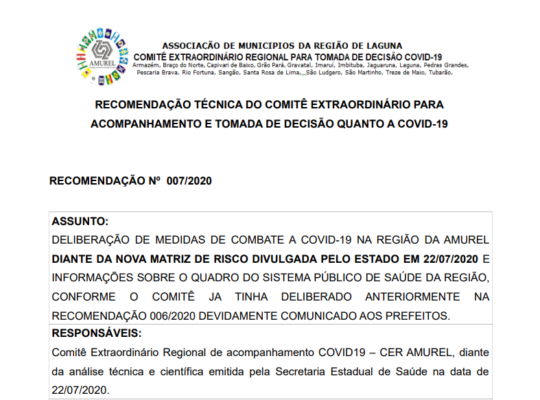 You are currently viewing Prefeitos definem novos protocolos de combate à Covid-19