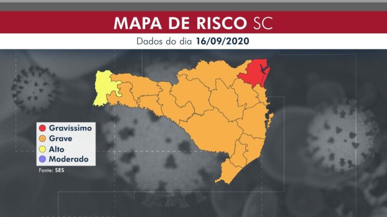 Read more about the article Matriz de risco evolui para grave na região