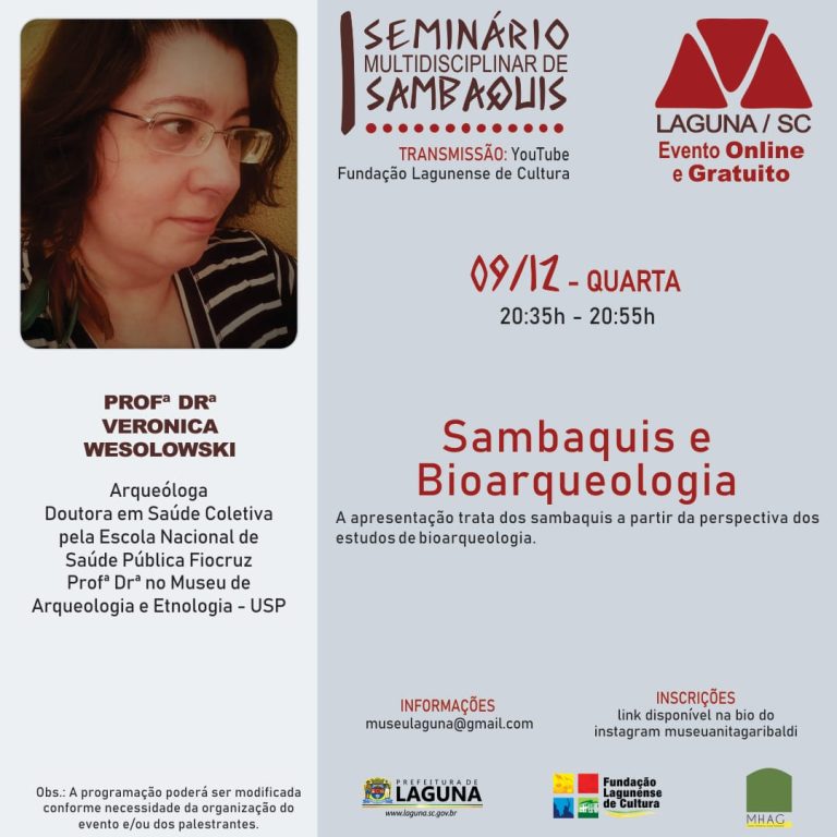 Read more about the article Laguna sediará o I Seminário Multidisciplinar de Sambaquis