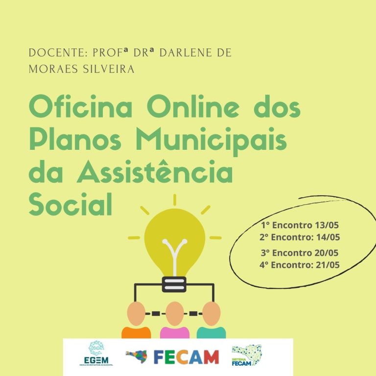 Read more about the article Oficina Online dos Planos Municipais de Assistência Social