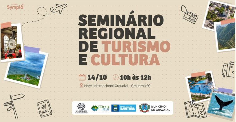 Read more about the article Região fará seminário de turismo e cultura dia 14