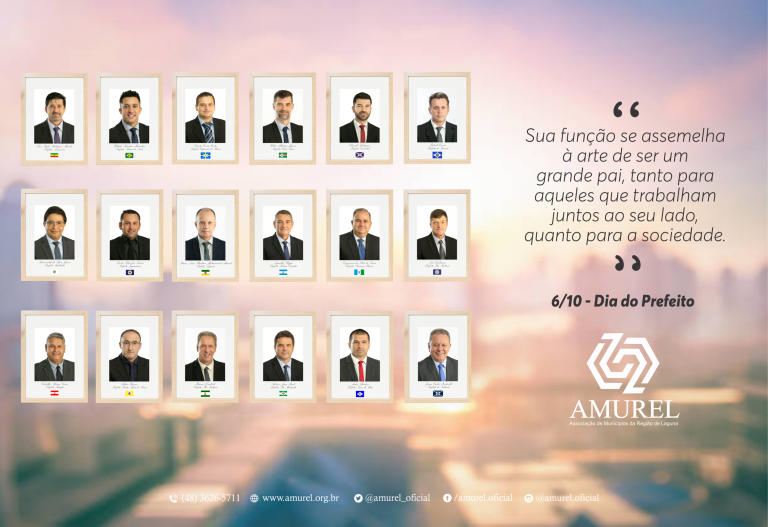 Read more about the article AMUREL parabeniza gestores pelo Dia do Prefeito