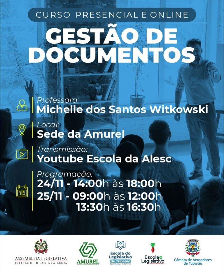 Read more about the article Gestão de Documentos é tema de curso gratuito na AMUREL