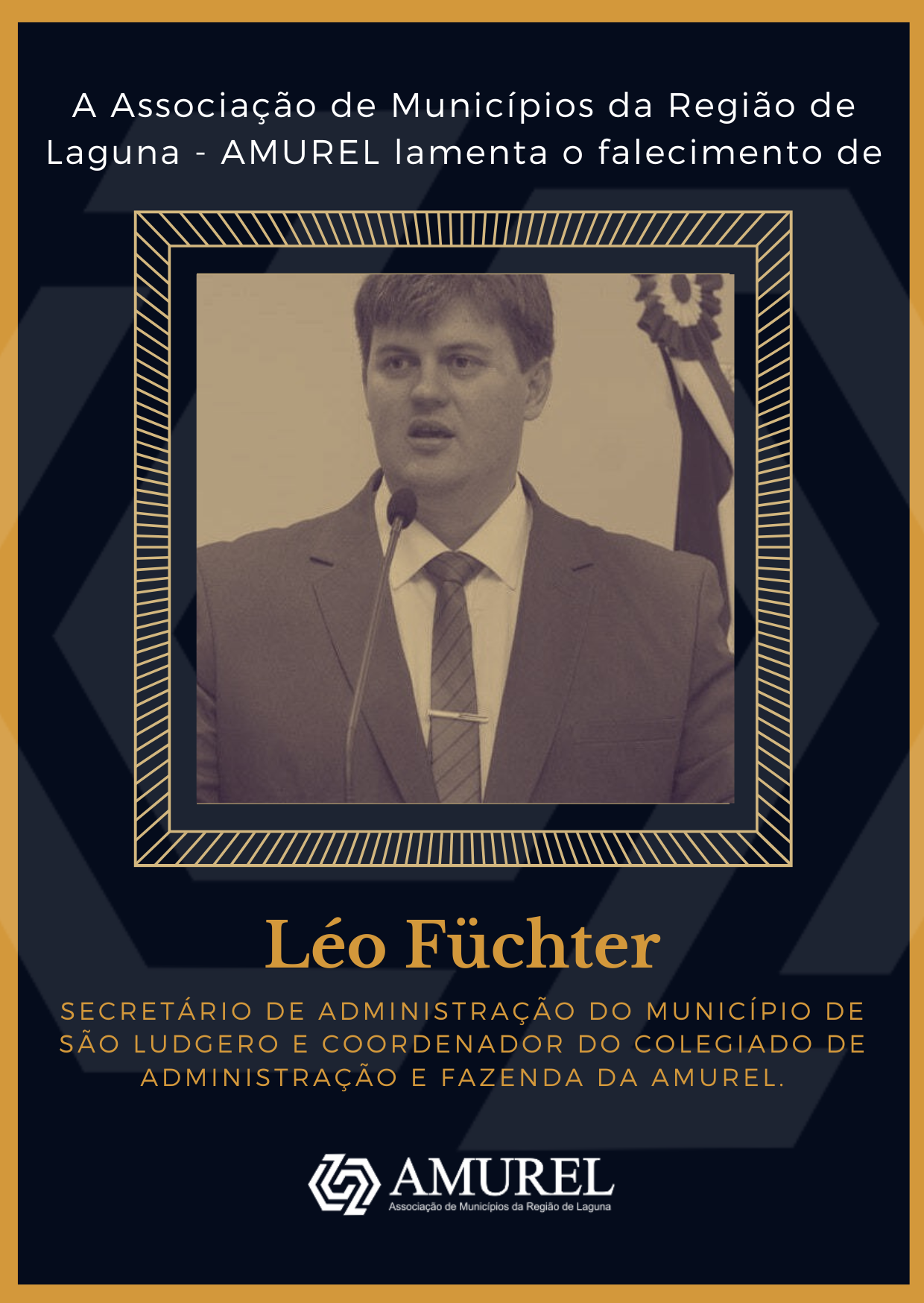 Read more about the article Nota de pesar pelo falecimento de Léo Füchter