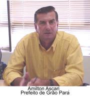 Read more about the article Parabéns Amilton Ascari Prefeito de Grão Pará