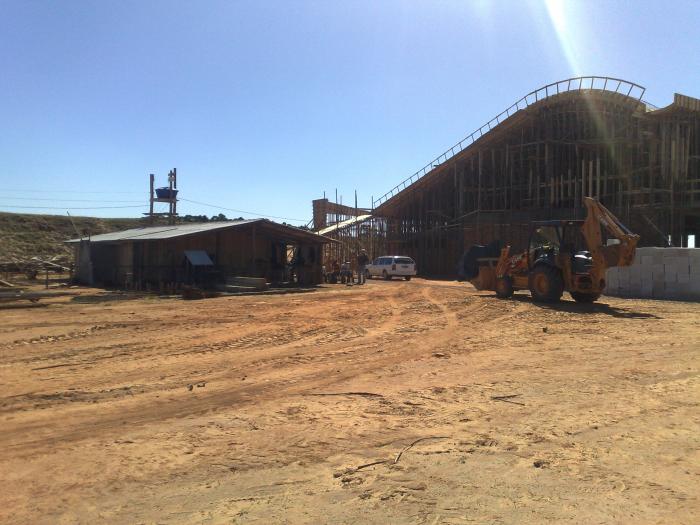 Read more about the article Aeroporto de Jaguaruna – Fotos da construção do terminal de passageiros