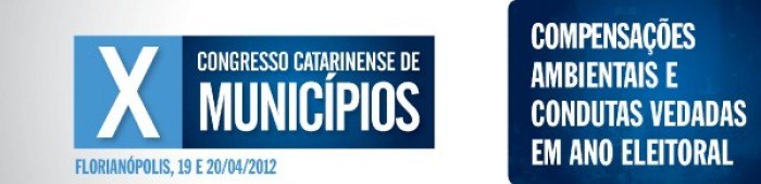 You are currently viewing Abertas as inscrições para o X Congresso Catarinense de Municípios