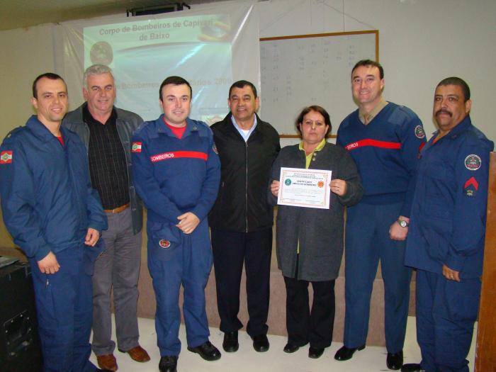 Read more about the article Em Capivari de Baixo 30 pessoas iniciam curso de Bombeiro Comunitário