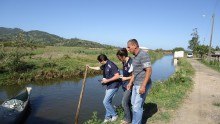 Read more about the article Defesa Civil de Laguna faz vistoria no riacho do Ribeirão Pequeno