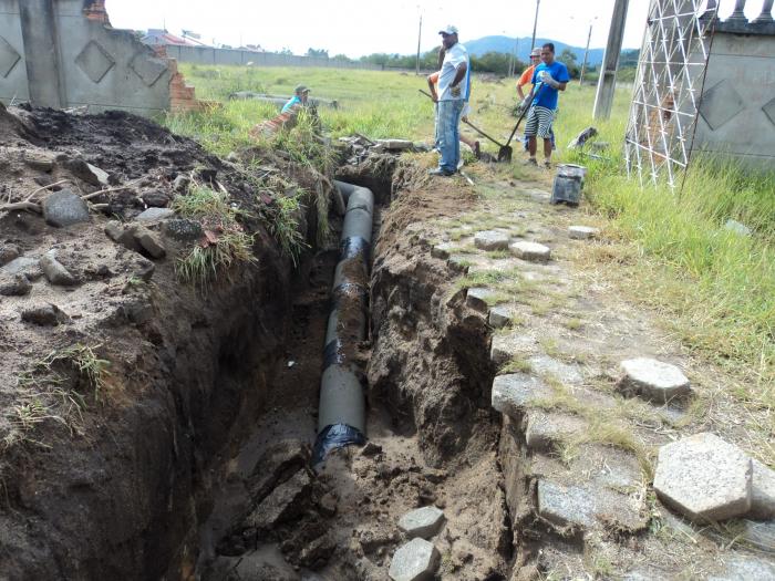 Read more about the article Prefeitura de Capivari de Baixo realiza trabalhos de drenagem no futuro cemitério municipal